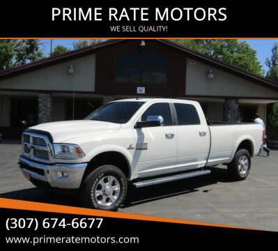2018 RAM 3500 for sale at PRIME RATE MOTORS in Sheridan WY