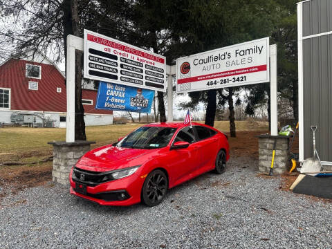 2020 Honda Civic for sale at Caulfields Family Auto Sales in Bath PA