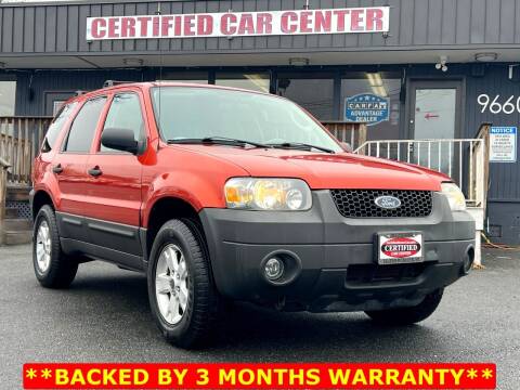 2006 Ford Escape for sale at CERTIFIED CAR CENTER in Fairfax VA