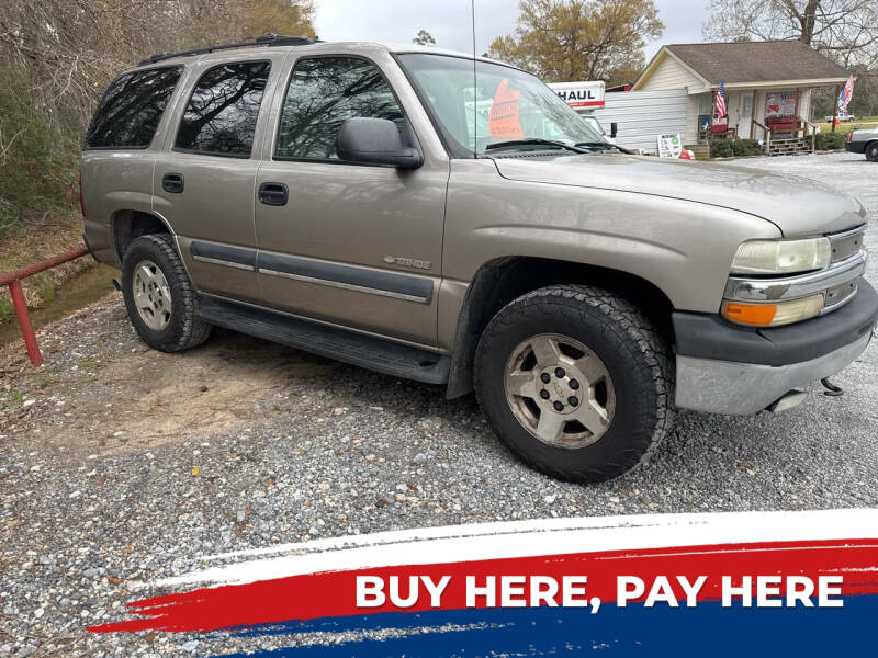 2003 Chevrolet Tahoe for sale at Yesdog Auto LLC in Silsbee TX