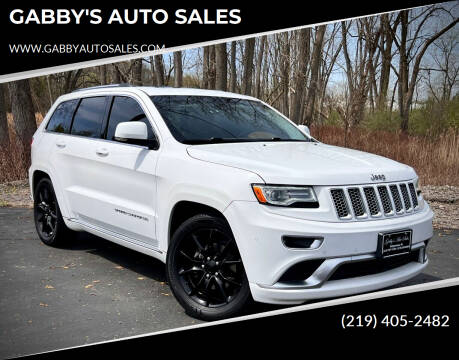 2016 Jeep Grand Cherokee for sale at GABBY'S AUTO SALES in Valparaiso IN