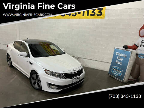 2013 Kia Optima Hybrid for sale at Virginia Fine Cars in Chantilly VA