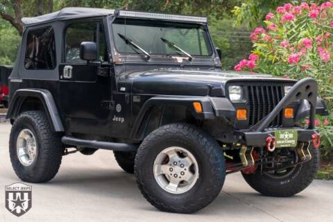 1989 Jeep Wrangler for sale at SELECT JEEPS INC in League City TX