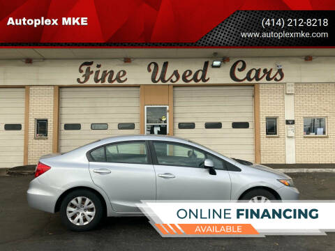 2012 Honda Civic for sale at Autoplexwest in Milwaukee WI