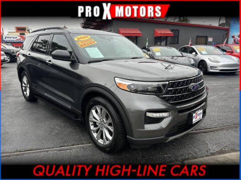 2020 Ford Explorer for sale at Pro X Motors in South Gate CA