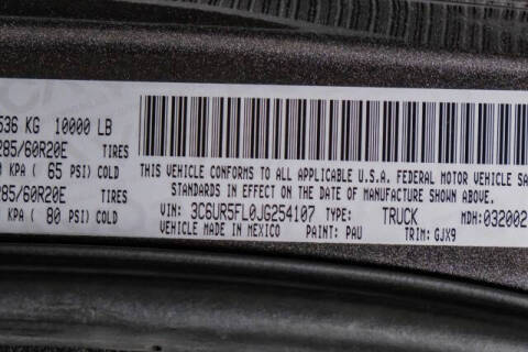 2018 RAM 2500 Laramie