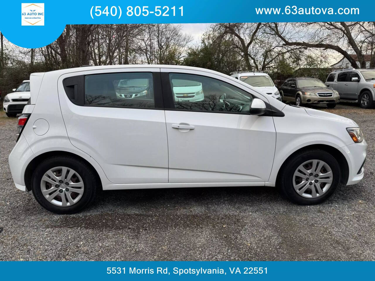 2019 Chevrolet Sonic for sale at 63 Auto Inc in Spotsylvania, VA