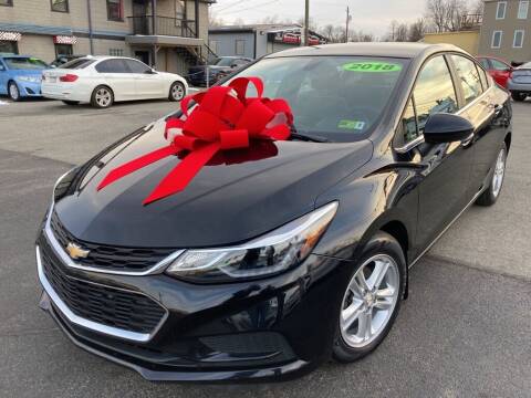 2018 Chevrolet Cruze for sale at Sisson Pre-Owned in Uniontown PA