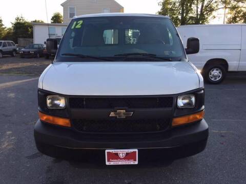 2012 Chevrolet Express Cargo for sale at Fuentes Brothers Auto Sales - Jessup in Jessup MD