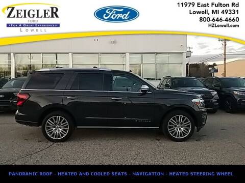 2022 Ford Expedition for sale at Zeigler Ford of Plainwell- Jeff Bishop - Zeigler Ford of Lowell in Lowell MI