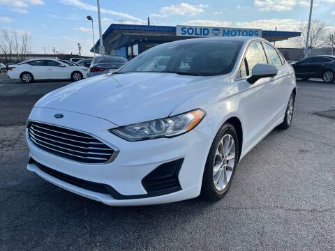 2020 Ford Fusion for sale at SOLID MOTORS LLC in Garland TX