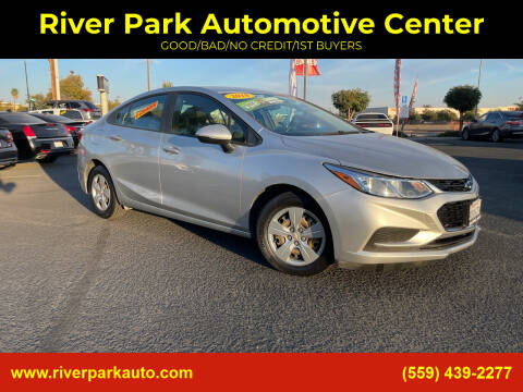2018 Chevrolet Cruze for sale at River Park Automotive Center in Fresno CA