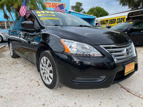 2015 Nissan Sentra for sale at AFFORDABLE AUTO SALES OF STUART in Stuart FL