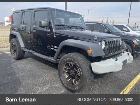 2012 Jeep Wrangler Unlimited for sale at Sam Leman CDJR Bloomington in Bloomington IL
