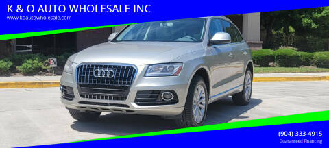 2013 Audi Q5 for sale at K & O AUTO WHOLESALE INC in Jacksonville FL