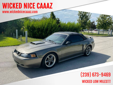 2002 Ford Mustang for sale at WICKED NICE CAAAZ in Cape Coral FL