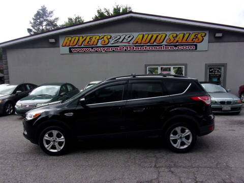 2016 Ford Escape for sale at ROYERS 219 AUTO SALES in Dubois PA