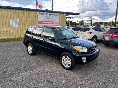 2003 Toyota RAV4 for sale at Sensible Choice Auto Sales, Inc. in Longwood FL
