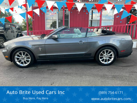 2011 Ford Mustang for sale at Auto Brite Used Cars Inc in Saginaw MI