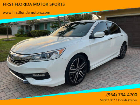 2017 Honda Accord for sale at FIRST FLORIDA MOTOR SPORTS in Pompano Beach FL