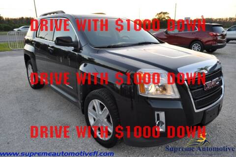 2011 GMC Terrain for sale at Supreme Automotive in Land O Lakes FL