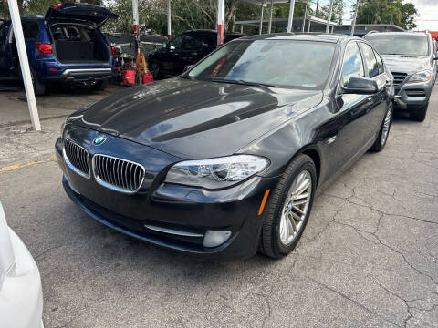 2012 BMW 5 Series for sale at America Auto Wholesale Inc in Miami FL