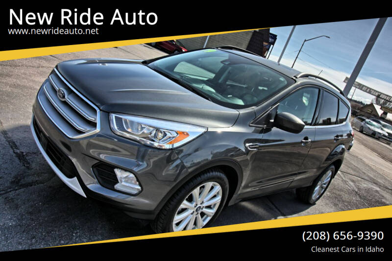 2019 Ford Escape for sale at New Ride Auto in Rexburg ID