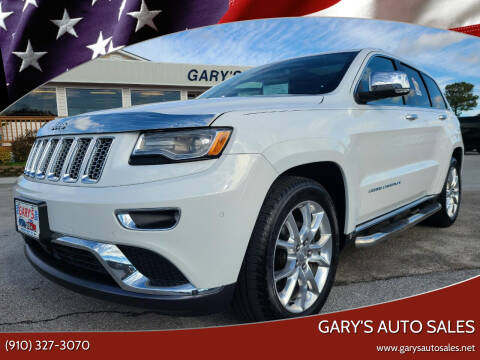 2015 Jeep Grand Cherokee for sale at Gary's Auto Sales in Sneads Ferry NC