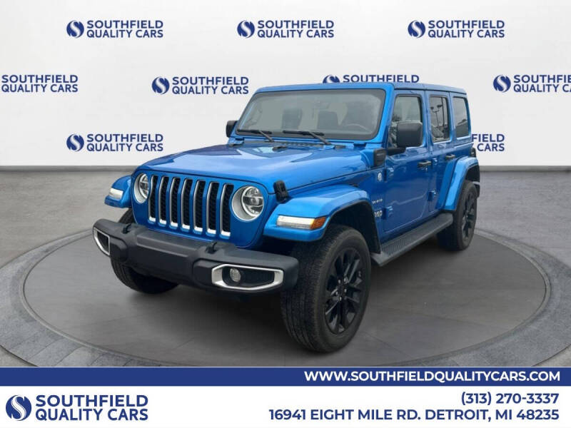 2021 Jeep Wrangler Unlimited for sale at SOUTHFIELD QUALITY CARS in Detroit MI