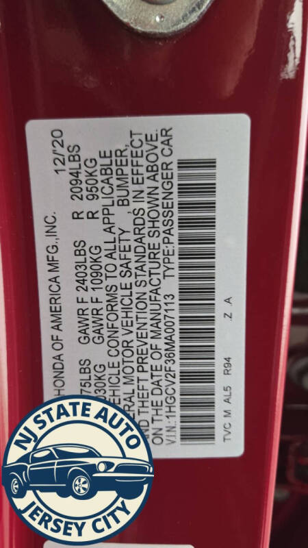 2021 Honda Accord Sport