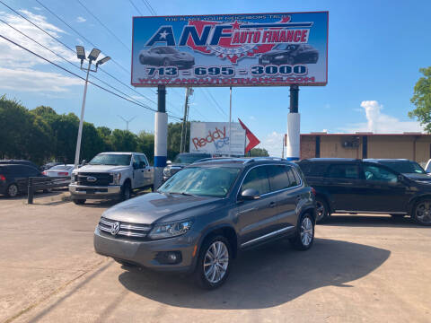 2013 Volkswagen Tiguan for sale at ANF AUTO FINANCE in Houston TX