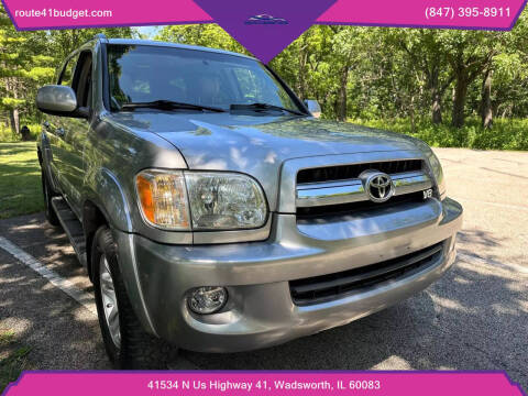 2006 Toyota Sequoia for sale at Route 41 Budget Auto in Wadsworth IL