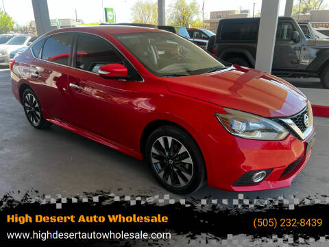 2019 Nissan Sentra for sale at High Desert Auto Wholesale in Albuquerque NM