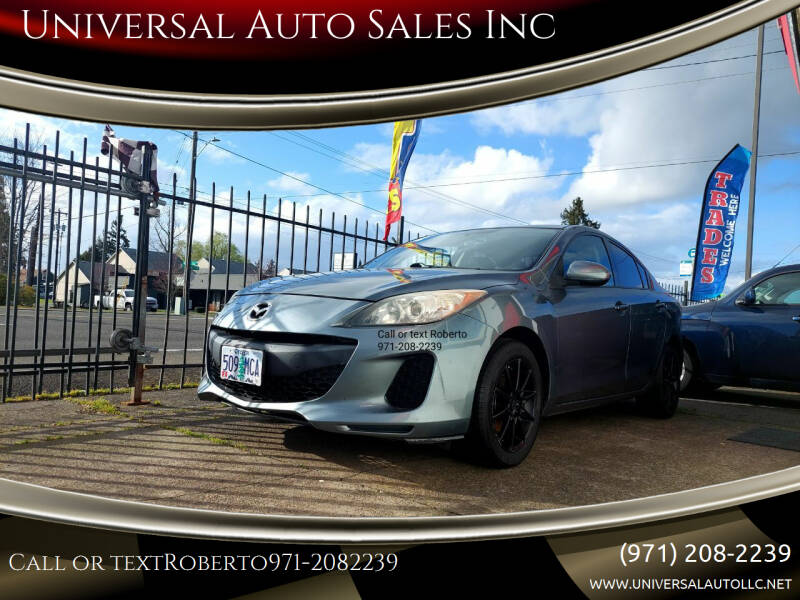 2013 Mazda MAZDA3 for sale at Universal Auto Sales Inc in Salem OR