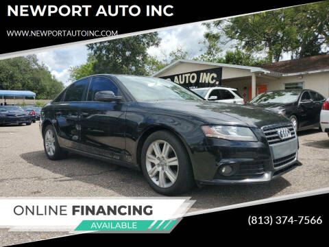 2011 Audi A4 for sale at NEWPORT AUTO INC in Tampa FL