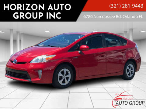 2013 Toyota Prius for sale at HORIZON AUTO GROUP INC in Orlando FL