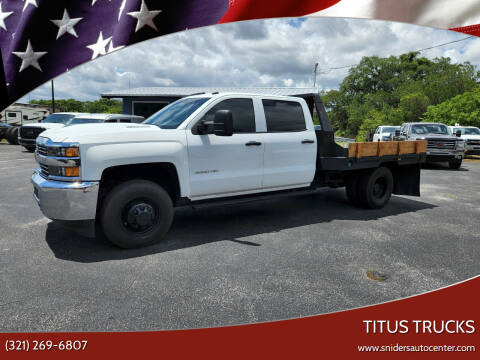 2018 Chevrolet Silverado 3500HD CC for sale at Titus Trucks in Titusville FL