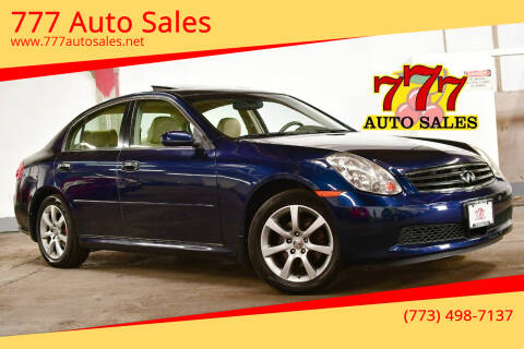 2005 Infiniti G35 for sale at 777 Auto Sales in Bedford Park IL