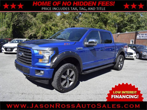 2017 Ford F-150 for sale at Jason Ross Auto Sales in Burlington NC