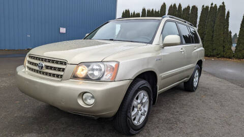 2001 Toyota Highlander for sale at Bates Car Company in Salem OR