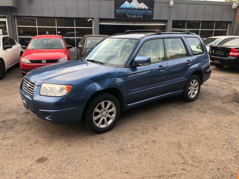 2007 Subaru Forester for sale at Rocky Mountain Motors LTD in Englewood CO