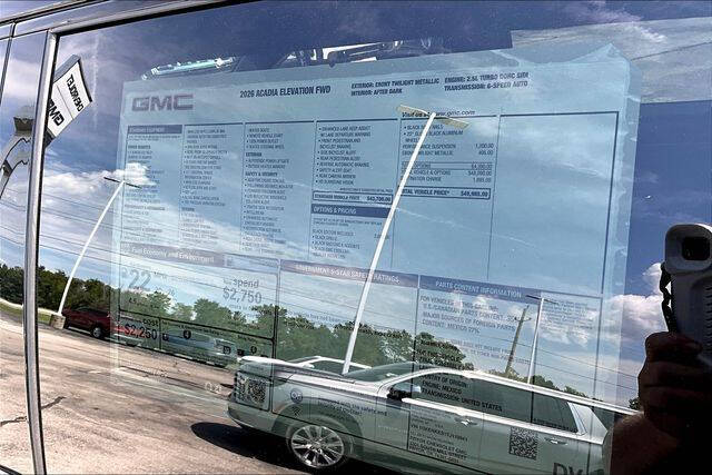 2026 GMC Acadia Elevation