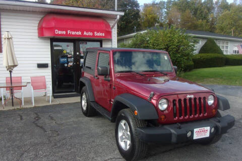 2012 Jeep Wrangler for sale at Dave Franek Automotive in Wantage NJ