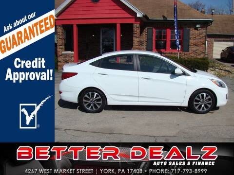2017 Hyundai Accent for sale at Better Dealz Auto Sales & Finance in York PA