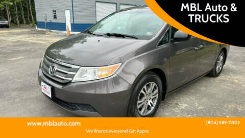 2011 Honda Odyssey for sale at MBL Auto & TRUCKS in Woodford VA