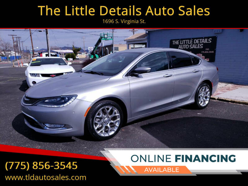 2015 Chrysler 200 for sale at The Little Details Auto Sales in Reno NV