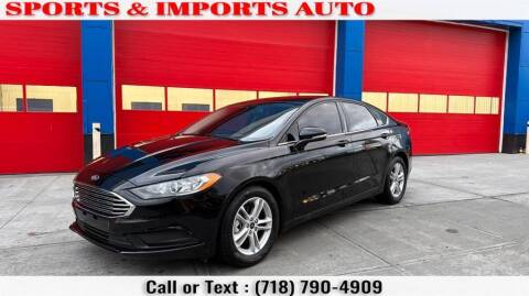2018 Ford Fusion for sale at Sports & Imports Auto Inc. in Brooklyn NY