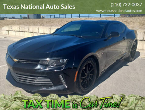 2016 Chevrolet Camaro for sale at Texas National Auto Sales in San Antonio TX