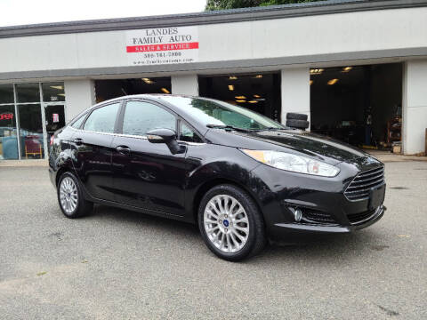 2015 Ford Fiesta for sale at Landes Family Auto Sales in Attleboro MA