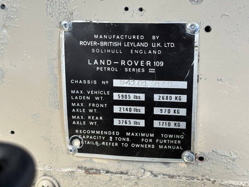 1974 Land Rover Series III